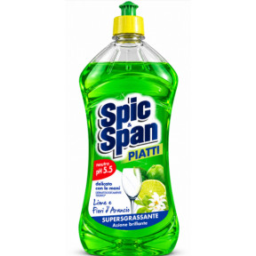 Засіб для миття посуду Spic & Span Piatti Lime e Fiori d’Arancio, 1 л